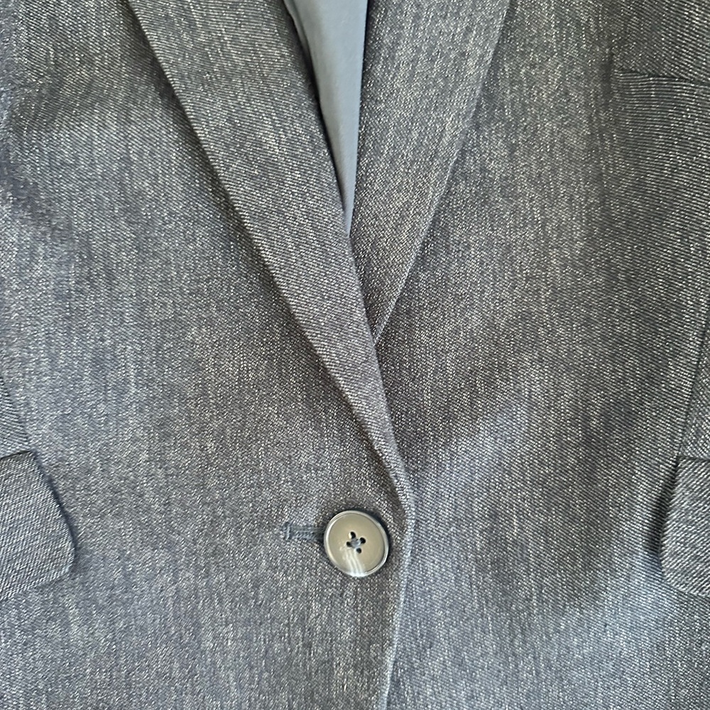 Express editor studio stretch twill navy Blazer Pant set jacket M, pants 10R - Picture 5 of 13